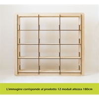 Libreria H3 modulare componibile - 141cm Libreria H3 modulare componibile - 141cm