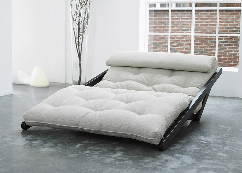 Divano letto futon/chaise longue Figo - Zen