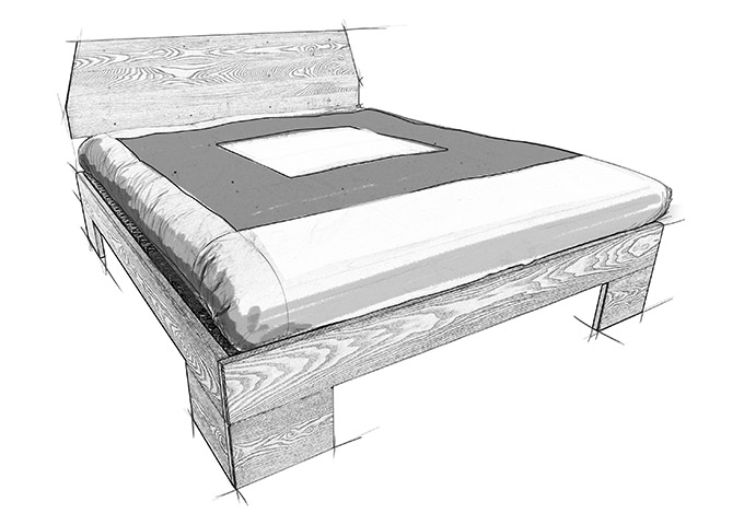 Letti in legno Bio 100%