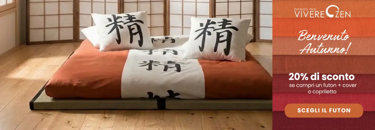 Benevnuto autunno 20% su futon con cover