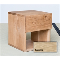 Comodino in legno massiccio artigianale in legno di frassino - Shiro in Offerta Comodino in legno massiccio artigianale in legno di frassino - Shiro in Offerta