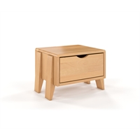 Comodino in legno massiccio di Faggio - Foglia Mini con cassetto Comodino in legno massiccio di Faggio - Foglia Mini con cassetto