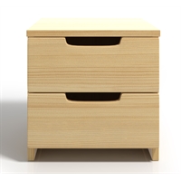 Comodino in legno massiccio di  Pino - Spectrum Maxi 
