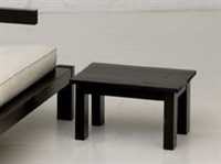 Comodino in pino scandinavo massello - Mojo Wengé Comodino in pino scandinavo massello - Mojo Wengé