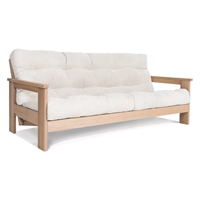 Divano letto futon Levante Naturale/Non Verniciato