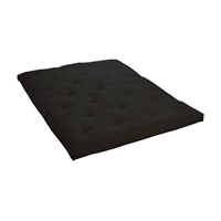 Futon Kiryu 140x200x11 cm (4 strati cotone rilavorato) con rivestimento nero Futon Kiryu 140x200x11 cm (4 strati cotone rilavorato) con rivestimento nero
