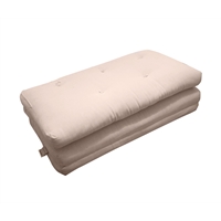 Futon Pouff Ergo - Divano Letto 11 cm (cotone + polylatex o lattice)