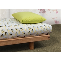 Lettino artigianale - Bio Wood h 6,5/25 cm + Futon