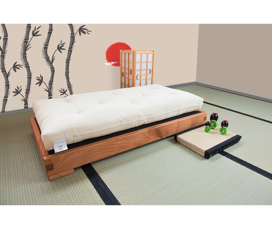 Lettino montessoriano artigianale per bambini - Akachan + Futon e Tatami  inclusi - Vivere Zen