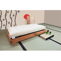 Lettino montessoriano artigianale per bambini Akachan - Futon e Tatami inclusi Lettino montessoriano artigianale per bambini Akachan - Futon e Tatami inclusi