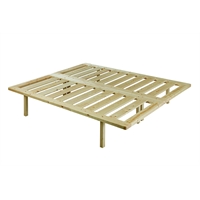 Letto a doghe matrimoniale componibile - LM2 (abete) Letto a doghe matrimoniale componibile - LM2 (abete)