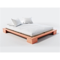 Letto artigianale - Fujiko 120x200 Okumé Naturale in Offerta Speciale Letto artigianale - Fujiko 120x200 Okumé Naturale in Offerta Speciale