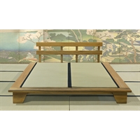 Letto giapponese artigianale Felce con testata Letto giapponese artigianale Felce con testata