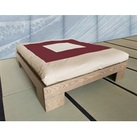 Letto in legno artigianale Chan senza testata Letto in legno artigianale Chan senza testata