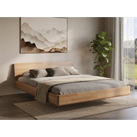 Letto in legno massiccio di Faggio - Lena con Testata