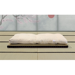 Letto tatami bimbi + futon in cotone e rivestimento in ossido di zinco