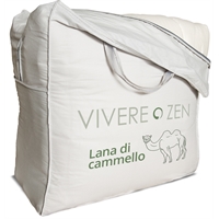 Piumino primavera 155x200 lana cammello 300gr/mq, Rivestimento cotone in Offerta