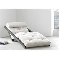 Poltrona letto futon/chaise longue Figo Non Verniciata/Wengé - Zen Poltrona letto futon/chaise longue Figo Non Verniciata/Wengé - Zen
