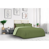 Set Copripiumino Jersey con federe - Verde chiaro/Verde Scuro Set Copripiumino Jersey con federe - Verde chiaro/Verde Scuro