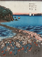 Stampa Giapponese - Hiroshige, Celebrazione di Benzaiten (2)