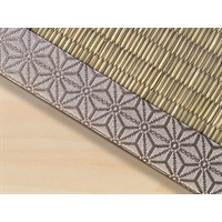 Tatami bordo grigio decorato (80/90x200cm) alti 5,5 cm