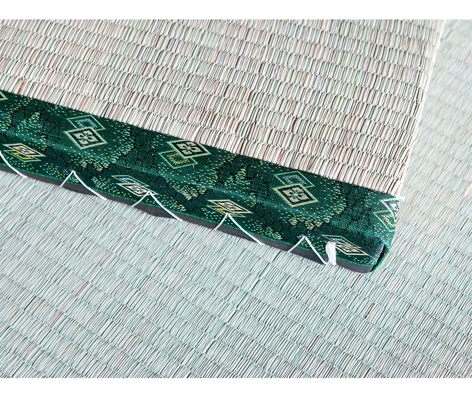 Tatami Bordo Verde Decorato - Alti 5,5 cm Misure 90x200 cm 80-90x200cm Vivere Zen 