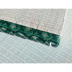Tatami bordo verde decorato (80-90x200cm) - alti 5,5 cm