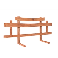 Testiera letto in legno massiccio artgianale - Torii