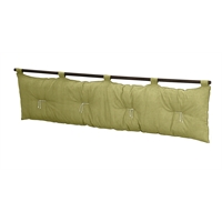Testiera letto Kyoto in cotone rilavorato rivestimento verde acido in Offerta