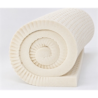 Topper Lattice 100% Naturale - Life 6 Fodera Cotone/Kapok