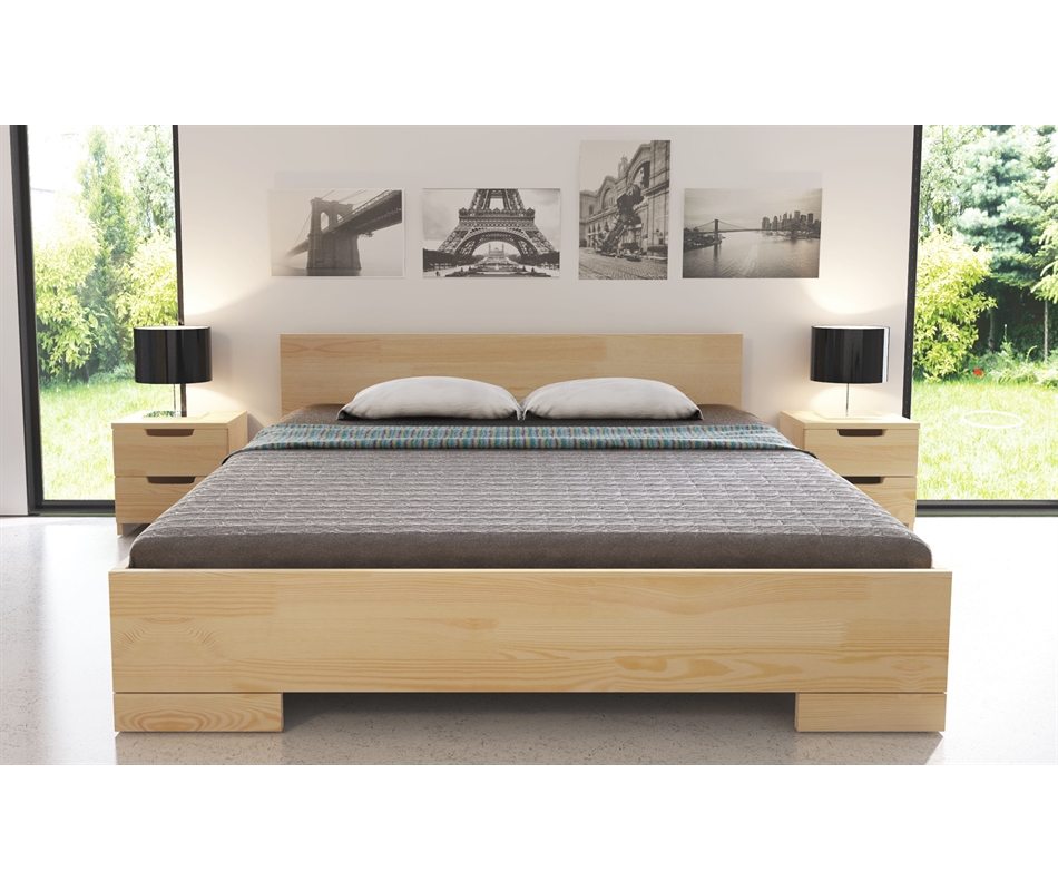 Letto Contenitore In Legno Matrimoniale