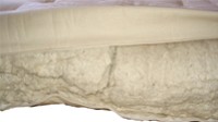 Futon in lana bio certificata 14 cm (5 falde)