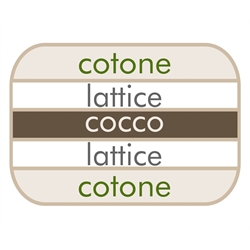 Futon Yonago 17 cm (Cotone, doppio Lattice e Cocco)