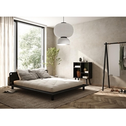 Letto in legno - Peek Bed Karup Design - Nero
