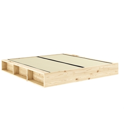 Letto in legno - Ziggy Bed Karup Design - Naturale