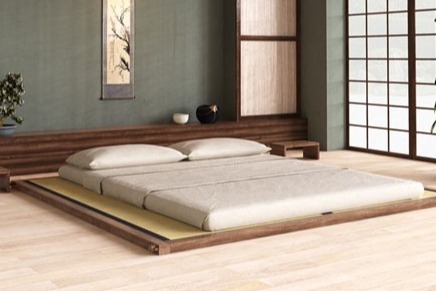 tatami e cornici in legno