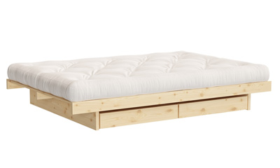 Letto Kanso Double con cassetti Karup Design