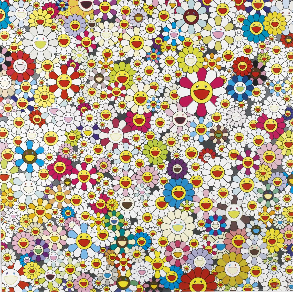 takashi murakami - open your hands wide, embrace happiness