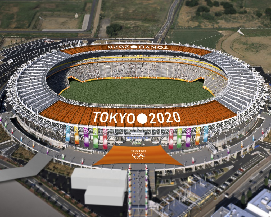 The Tokyo Stadium, one of the proposed Olympic stadiums for the 2020 Summer Olympic games, is seen in this computer-generated file handout image provided by the Tokyo 2020 Bid Committee, and released January 8, 2013. Tokyo, which hosted Asia's first Olympics in 1964, tiptoed into the bidding race for 2020 after losing out to Rio de Janeiro for 2016. REUTERS/Tokyo 2020 Bid Commitee/Handout (JAPAN - Tags: SPORT OLYMPICS) TPX IMAGES OF THE DAY) ATTENTION EDITORS - THIS IMAGE WAS PROVIDED BY A THIRD PARTY. FOR EDITORIAL USE ONLY. NOT FOR SALE FOR MARKETING OR ADVERTISING CAMPAIGNS. THIS IMAGE HAS BEEN SUPPLIED BY A THIRD PARTY. IT IS DISTRIBUTED, EXACTLY AS RECEIVED BY REUTERS, AS A SERVICE TO CLIENTS. MANDATORY CREDIT - RTR3C7EY