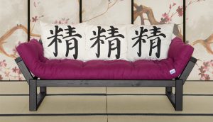 Divano letto in legno