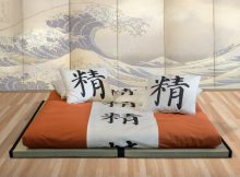 Futon tradizionale con tatami