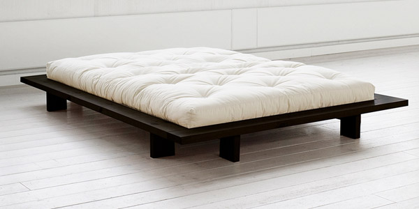 Letto in legno Japan Nero