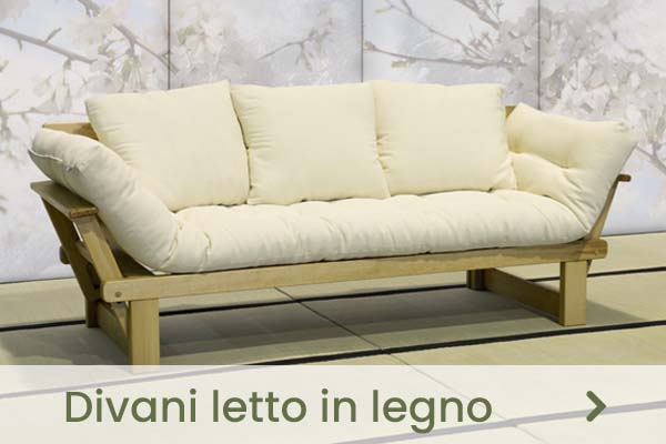 Divani letto in legno