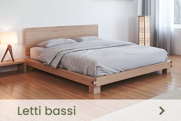 Letti in legno bassi